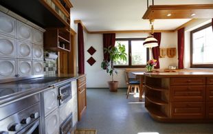 Appartement Küche rustikal