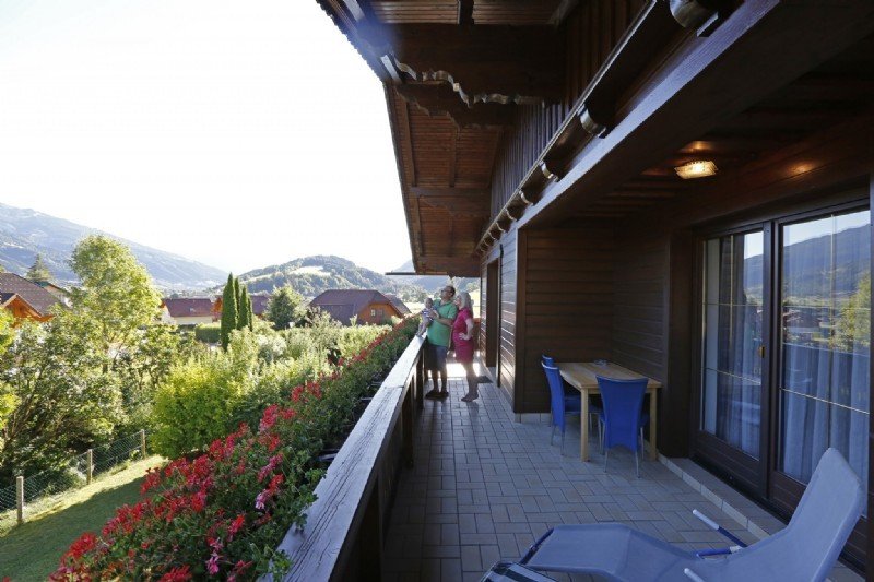 Appartement „Blick-Hauser-Kaibling“ balkon